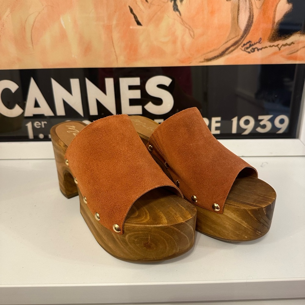 NWT - Matisse Knox Clog Platform Sandals - Anthropologie - Picture 3 of 5